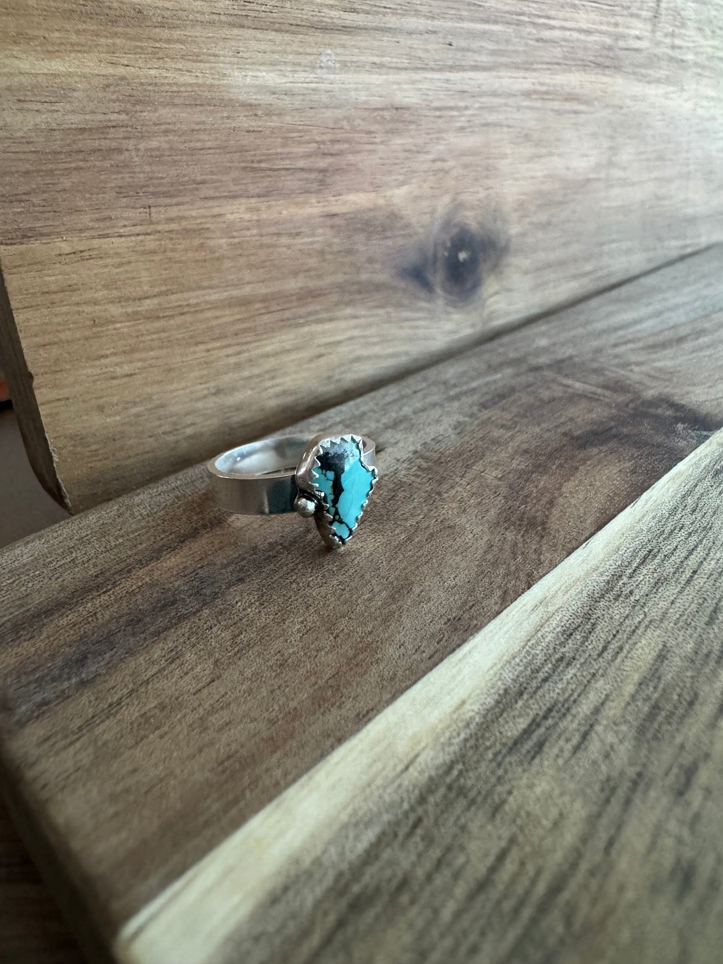 Lightning Bolt Turquoise Ring