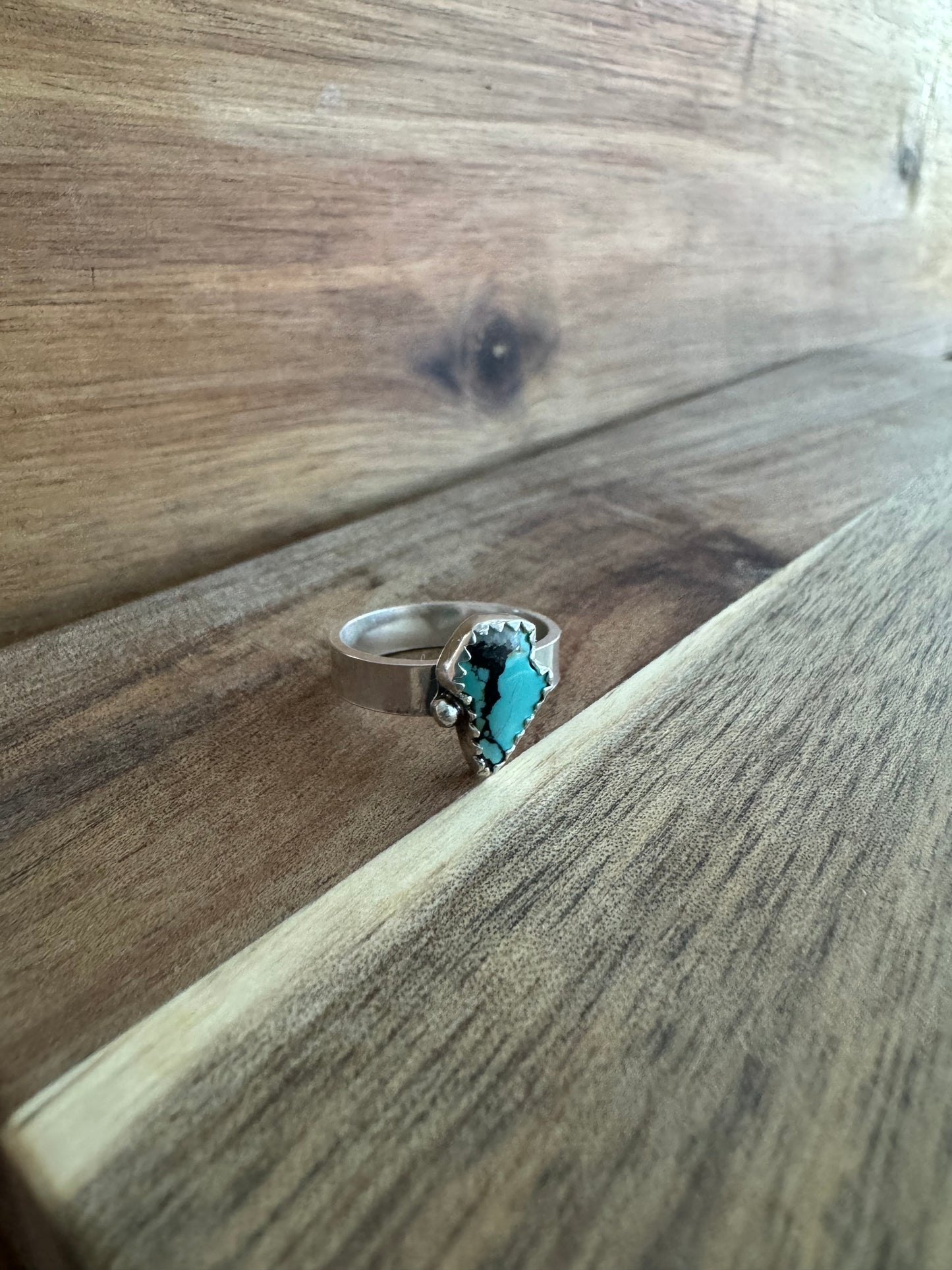 Lightning Bolt Turquoise Ring