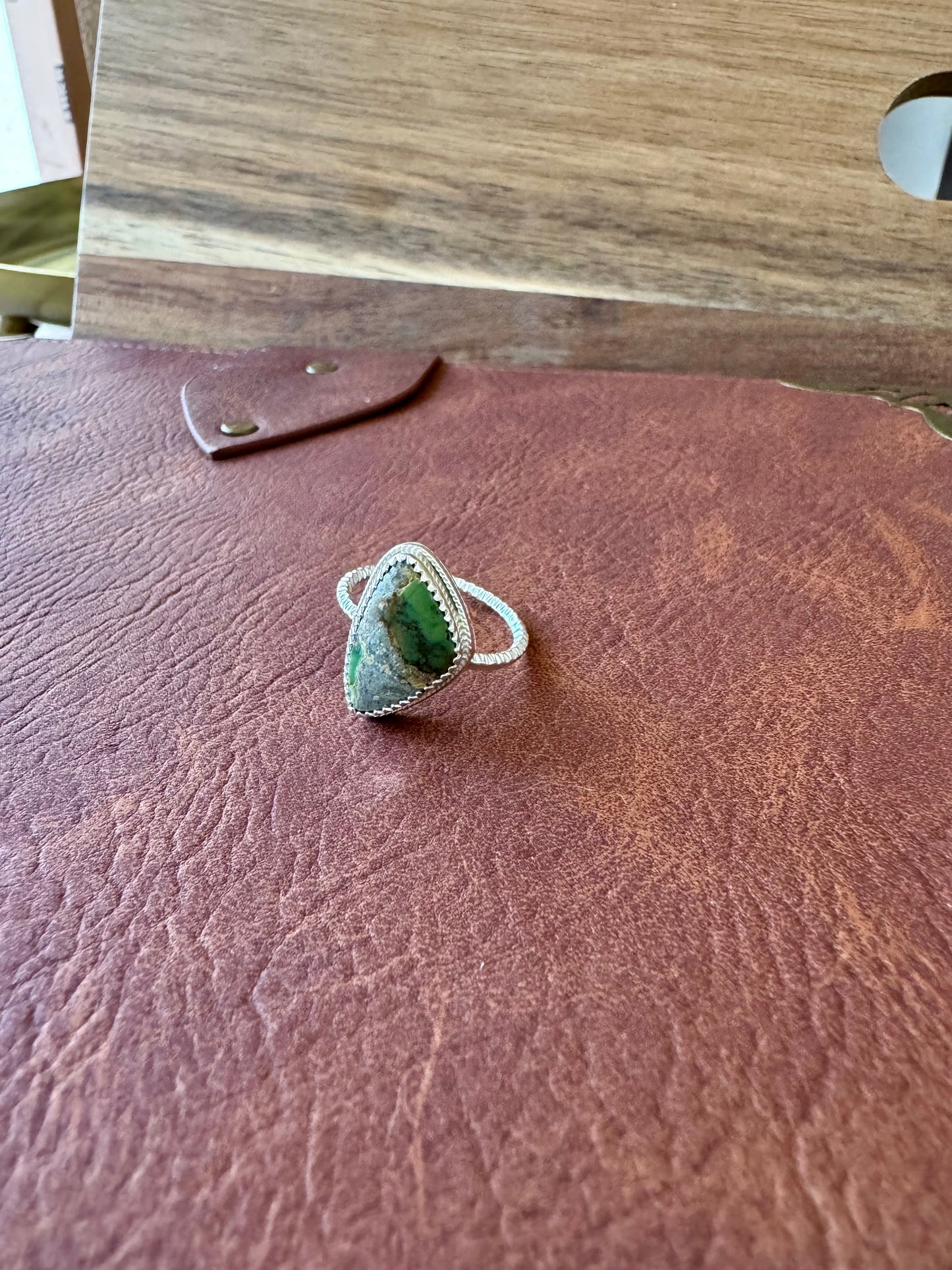 Siren Storm Variscite Ring