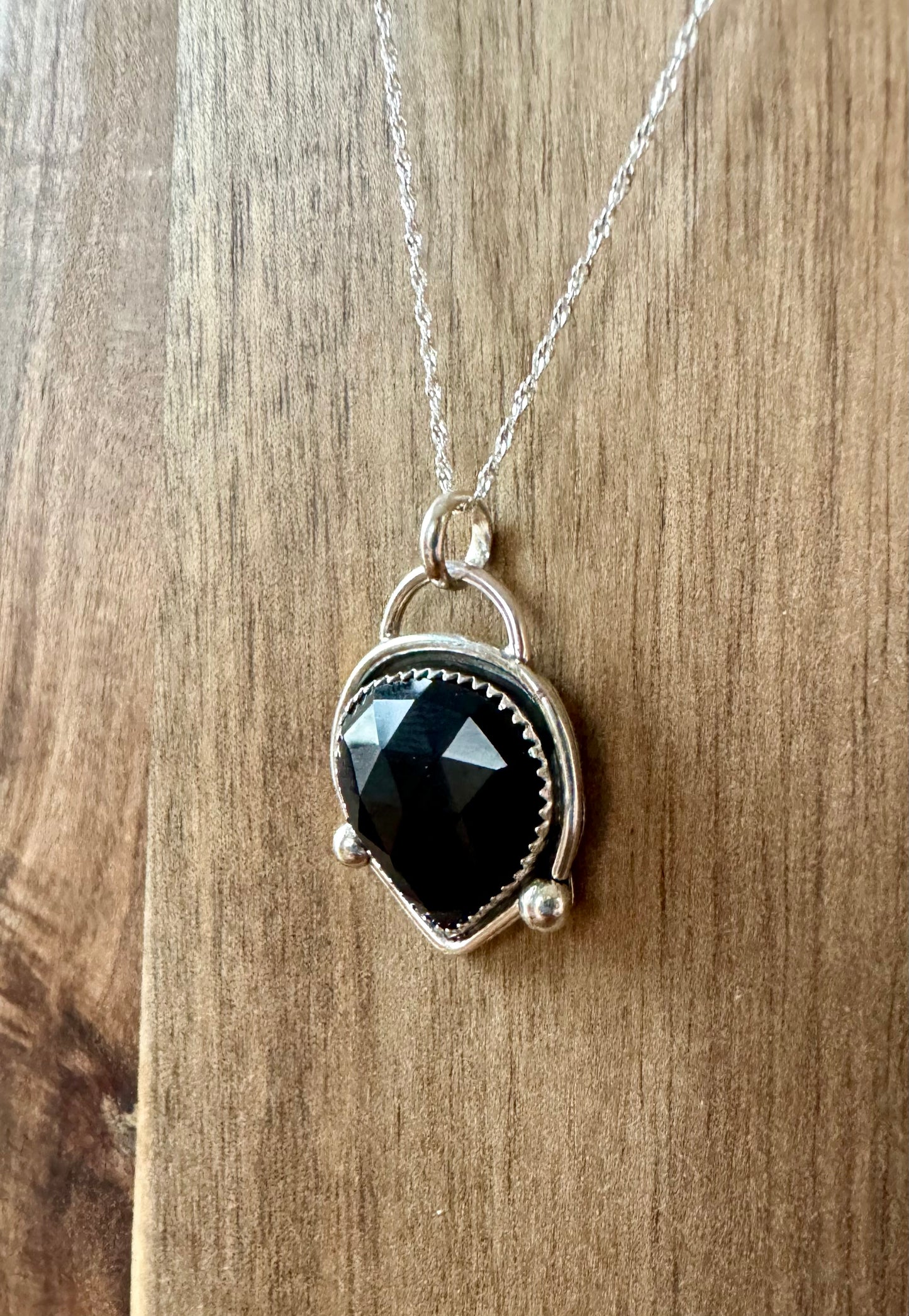 Black spinel Necklace