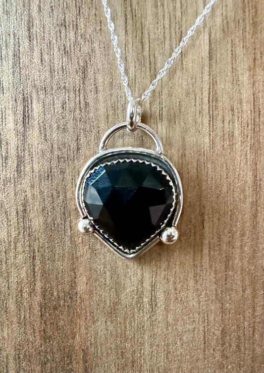 Black spinel Necklace