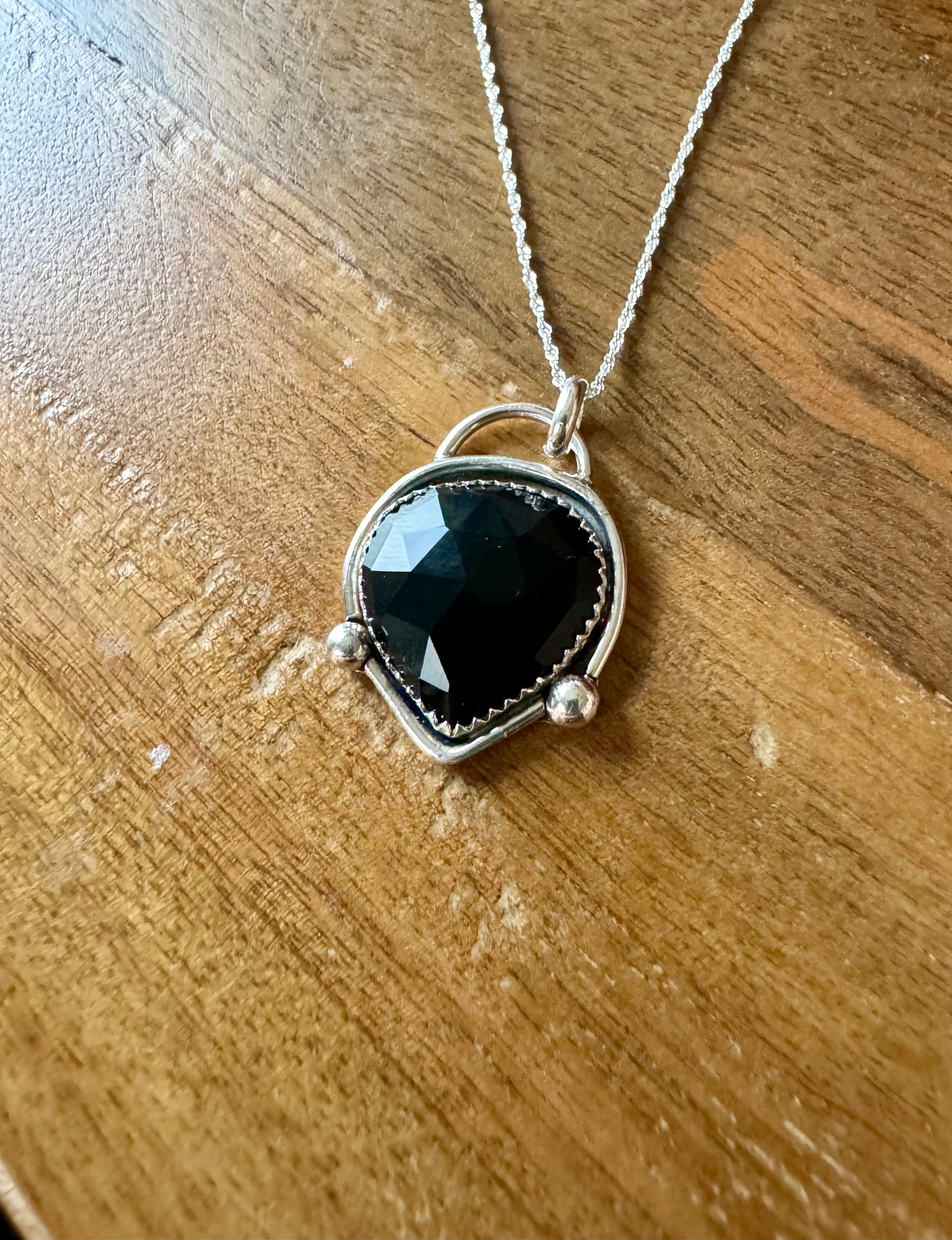 Black spinel Necklace